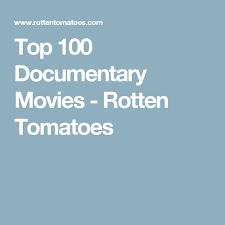 The percentage is based on the film's reviews aggregated by the website and assessed as positive or negative, and when all aggregated reviews are positive, the film has a 100% rating. Top 100 Documentary Movies Rotten Tomatoes Documentary Movies Documentaries Movies
