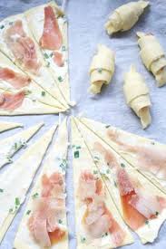 Petits Croissants Roquefort Jambon De Bayonne Poire Recettes De Cuisine Recette Croissant Cuisine