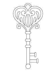 You can use our amazing online tool to color and edit the following key coloring pages. Printable Antique Heart Key Coloring Page