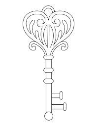 Once a shortcut is created, you can have the shortcuts to your favorite web pages on your desktop. Printable Antique Heart Key Coloring Page