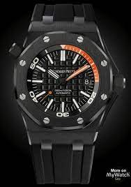 Audemars piguet royal oak offshore diver wristwatches. Watch Audemars Piguet Royal Oak Offshore Diver Royal Oak Offshore 15707ce Oo A002ca 01 Black Ceramic Black Rubber Strap