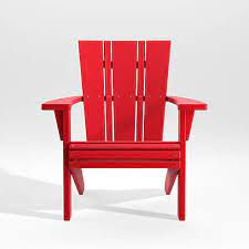 Furniture in manchester, new hampshire. Vista Ii Sunset Red Adirondack Chair Reviews Crate And Barrel