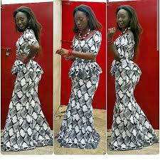 Ankara Black And White African Print Dress Black And White Mode Africaine Robe Africaine Tenue Africaine