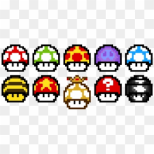 8 bit mario mushroom sprite. Mario Shrooms 8 Bit Mario Mushrooms Hd Png Download 900x400 5489964 Pngfind