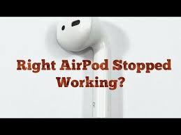 6 Tricks On Apple Right Airpod Not Working Or Charging 2020 Updated Youtube