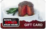 Check spelling or type a new query. Buy Ruth S Chris Steak House Gift Cards At Discount 11 5 Off