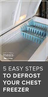 5 Easy Steps To Defrost A Chest Freezer Chest Freezer Freezer Chest Freezer Storage