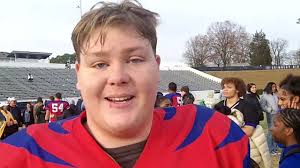 Interview with Hayden Lam the Northeast Guilford Ram, 2024 NCCA East-West  All-Stars Football Game..;