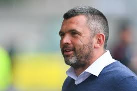 Callum Davidson focused