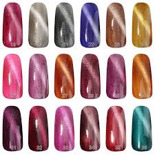 Black And Red Cat Eye Nails Cat Eye Gel Nail Polish Cat Eye Gel Cat Eye Nails Polish Gel Nail Polish