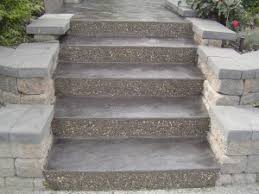 Stamped concrete turns ordinary concrete into something beautiful. Johnny S Concrete Charcoal Colored Canyon Slate Sidewalk And Steps Johnny S Concrete