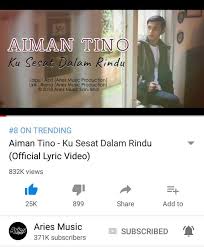 Kini ku sendiri tanpamu merindu belaian mu. Thanks For 08 On Trending Ku Aiman Tino Officiall Facebook