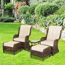 Billyoh Momo Rattan Sun Lounger Garden Set Patio Furniture Pillows Outdoor Furniture Sets Rattan Sun Loungers