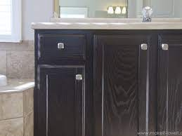 When i started making updates to the kitchen, i wasn't sure what i wanted in terms of the style or overall look, but kyler was adamant that we not this actually helped me a lot in terms of narrowing down the design of the kitchen. Refinish Bathroom Vanity Diy Project How To Stain Oak Cabinets