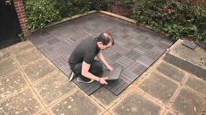 Dura Composites Installation Guide How To Install Dura Tile Patio Tiles Patio Flooring Deck Tiles