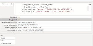 Why Does The M Function List Transform Place Double Quotes Around Strings With Embedded Commas Stack Overflow
