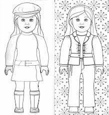 Encourage their caring through coloring. American Girl Doll Coloring Promotions