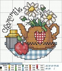 Descarga inmediata de patrón gratis para imprimir: Am 193776 2714140 262603 Jpg 676 768 Cross Stitch Kitchen Cross Stitch Flowers Cross Stitch Designs