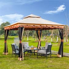Outdoor kitchen islands backyard creations pergola kits. 9 Patio Gazebo Brown Patio Festival Target