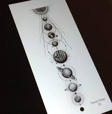 Geometric Solar System Tattoo Design And Stencil Instant Digital Download Two Tattoo Versions Available Tattoo Permit Tatuaje Del Sistema Solar Diseno De Tatuaje Geometrico Patrones De Tatuajes