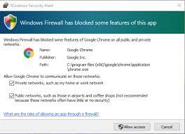 Windows Firewall Blocked Apps On Windows 10 Microsoft Community