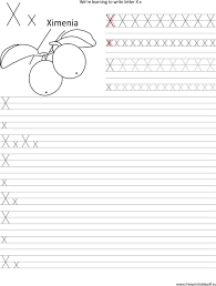 Maybe you would like to learn more about one of these? Writing Letter X X Worksheets Pdf Free Printable Pdf