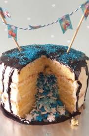 Bake at 350 degrees f (175 degrees c) for 1 hour or until a knife inserted near the center comes out clean. Frozen Surprise Drip Cake Nerd Day Die Kleine Backfee