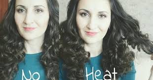 Islak Mendille Dalgali Saclar Isi Kullanmadan Dalgali Saclar No Heat Waves Curls Dalgali Sac Sac Sac Masasi