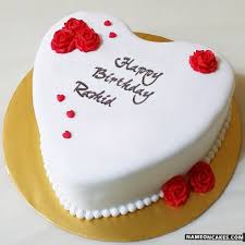 Romantic Birthday Cake For Wife With Quotes Names Picture Of Rashid Is Loading Please Wait Cake Cake Name Happy Birthday Fun
