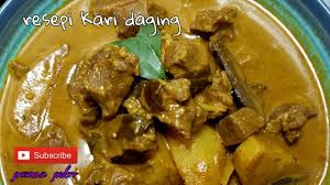 Resep kare daging sapi spesial dapat anda lihat pada video slide berikut. Resepi Kari Daging Youtube