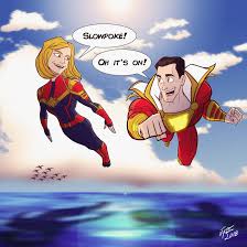 A captain marvel sequel was all but inevitable, since marvel solo movies are always planned as their own it would be very impressive if there was a trailer for captain marvel 2 before the film started production, but unfortunately that's not the case. The Two Captain Marvels By Jonathanserrot On Deviantart Comic Movies Captain Marvel Marvel Vs