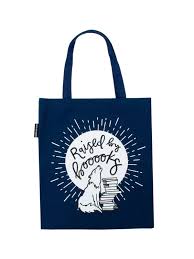 Kids books set in apartment buildings. Raised By Books Tote Bag Out Of Print