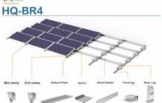 New Design Aluminum Flat Roof Ballasted Solar Mounting ...