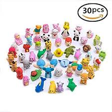 Amazon Com 30pcs Pencil Erasers Zoo Animal Assorted Anima Erasers Puzzle Erasers Collectible For Party Favors Games Zoo Animals Names Monkeys Funny Funny Toys