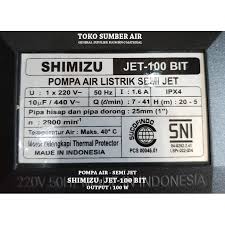 Teknik | bangunan mesin air shimizu pompa shimizu jet 100 bit 11m manual. Shimizu Jet 100 Bit Semi Jet Shopee Indonesia
