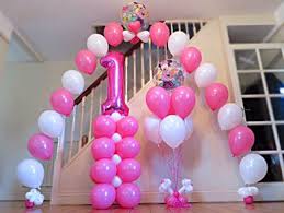 1st Birthday Balloon Decoration Ideas 1st Birthday Balloon Decorations Google Search Birthday Balloon Decorations 1st Birthday Balloons Balloon Decorations