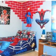 20 Attractive Bedroom Decor Ideas For Your Boys Spiderman Room Spiderman Bedroom Spiderman Room Decor