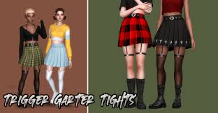 Hi guys welcome back or if you are new welcome this is a maxis match cc folder hope you enjoy please like share and subscribe byefolder . Sims 4 Work It Pleated Skirt Trigger Garter Tights Micat Game