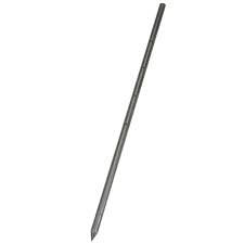 White Cap | Spectrum Concrete Products 3/4 x 36" Steel Round Stake with  Hole 10/BX
