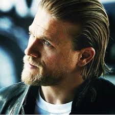 The Only Man In This World That I Love With Long Hair And Facial Hair Breaking Molds And Breaking Hearts Charlie Hunnam Jax Teller Haircut Haircuts For Men