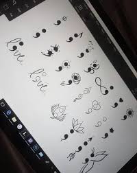 Unique Semicolon Tattoos Image By Nan Forbes On Tattoo Ideas In 2020 Semicolon Tattoo Meaningful Tattoos