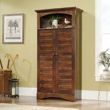 Ameriwood glass door bookcase by ameriwood. Harbor View Two Door Storage Cabinet Curado Cherry 423661 Sauder Sauder Woodworking