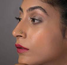 Nose Stud Indian Nose Stud Hex Earring Tragus Earring Nose Screw Tribal Nose Stud 22k Gold Nose Stud Indian Jewelry Square Piercing Nose Jewelry Gold Nose Stud Nose Stud