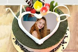 Birthday Cake With Photo Frame For Lover Photo On Birthday Cake Pictures Frame In 2020 Birthday Cake Pictures Cake Pictures Beautiful Birthday Cakes