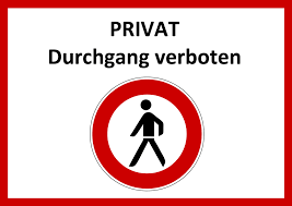 Das klingt erstmal dramatisch für dich, wissen wir. Durchgang Verboten Schild Zum Ausdrucken Gratis Muster Vorlage Ch