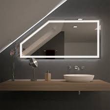 Spiegel Fur Dachschragen Mit Led Beleuchtung Fiola 989707058 Badezimmer Dachschrage Led Beleuchtung Badezimmer Licht