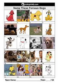 While your special bond lets you understand each other to a certa. Famous Dogs 002 Quiznighthq