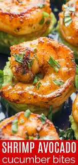 These spiced shrimp guacamole bites are one of my favorite party munchies. Avocado Cucumber Shrimp Appetizers Natashaskitchen Com