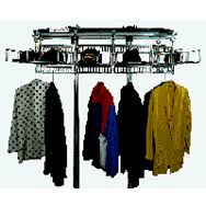Heijom black electric rotating tie rack, motorized rotating belt hook hanger holder organizer with batteries and led light for home clothes shop. Commercial Garment Rack Systems Industrial Garment Rack Systems