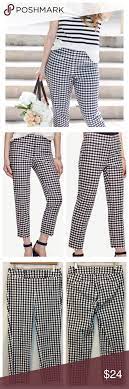 Fashion illustrationin this video, discover the techniques of painting a fashion sketch. Ann Taylor Black White Gingham Crop Pants Sz 2 Cropped Pants Gingham Cropped Ankle Pants